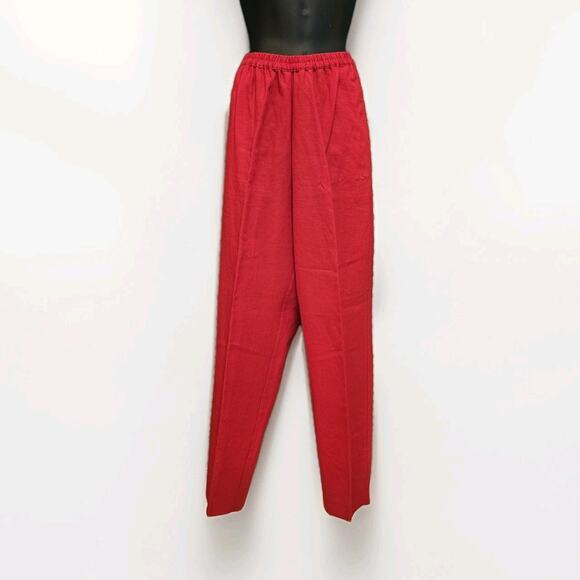 Real Clothes by Saks Fifth Avenue Women's 2-Piece Red Size‎ L/M Linen Tunic Set - Picture 9 of 13